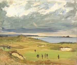 El campo de golf, North Berwick de John Lavery
