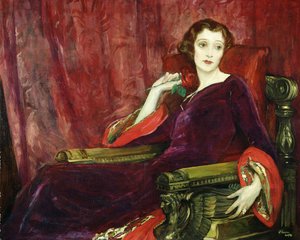 La rosa roja, 1923 de John Lavery