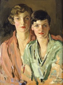 Las hermanas, Joan y Marjory de John Lavery