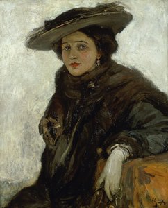 El sombrero español o Sra. Gerard Chowne de John Lavery