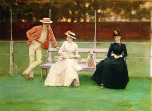 El partido de tenis