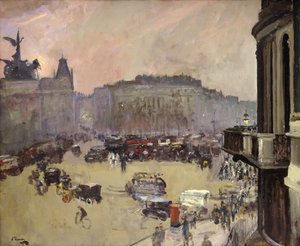El sol de invierno, Hyde Park Corner de John Lavery