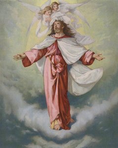 Cristo ascendiendo al cielo de John Lawson