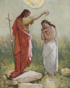 Juan bautiza a Jesús de John Lawson