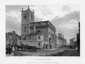 Iglesia de San Pedro le Bailey, Oxford, 1835