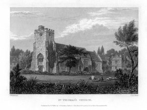 Iglesia de San Tomás, Oxford, 1835