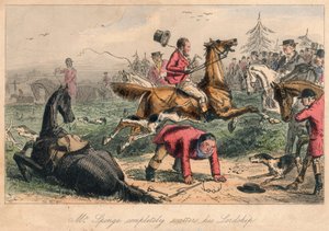 El Sr. Sponge dispersa completamente a su señoría, 1865 de John Leech, Hablot Knight Browne