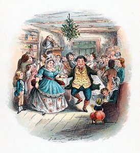Un villancico: El baile del Sr. Fezziwig, 1843