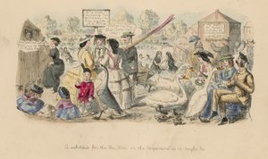 Un sustituto para la playa; o, el Serpentine como podría ser de John Leech