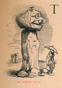 Un druida original, c. 1860 de John Leech