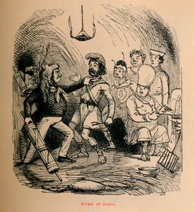Arresto de Eunus, 1852 de John Leech