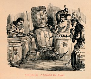 Asesinato de Artaveldt el Cervecero, c1860