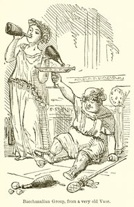 Grupo bacanal, de un jarrón muy antiguo de John Leech