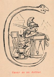 César como autor, 1852 de John Leech