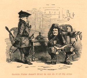 El Capitán Fisher no cree que pueda hacerlo al precio, 1897 de John Leech