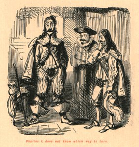 Carlos I no sabe a dónde ir de John Leech