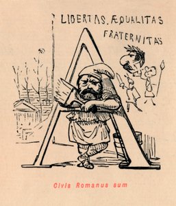 Civis Romanus sum, 1852 de John Leech