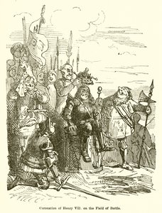 Coronación de Enrique VII en el Campo de Batalla de John Leech