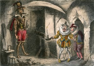 Descubrimiento de Guido Fawkes por Suffolk y Mounteagle