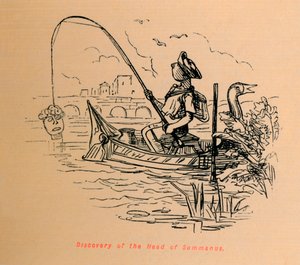 Descubrimiento de la Cabeza de Summanus, 1852 de John Leech