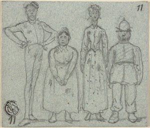 Episodios de la vida en White Chapel de John Leech
