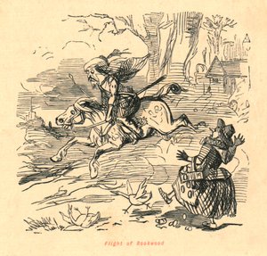 Huida de Rookwood, 1897 de John Leech
