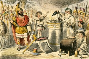 Aníbal, aún siendo niño jura odio eterno a los romanos