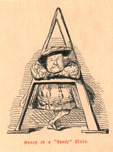 Henry en un estado lamentable de John Leech