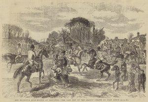 Los Perros de Caza de Su Majestad en Salt-Hill, El Último Día de la Temporada de John Leech