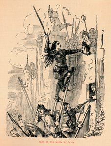 Juana en las murallas de París de John Leech