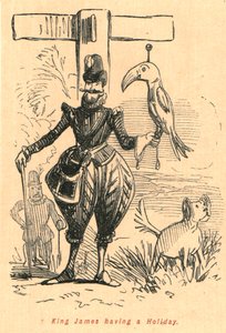 El Rey James de Vacaciones de John Leech