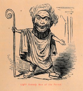 Hombre de comedia ligera del período, 1852 de John Leech