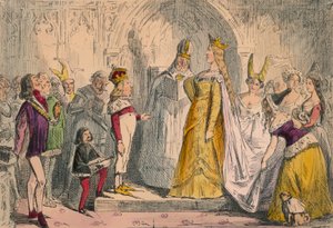 Matrimonio de Enrique VI y Margarita de Anjou de John Leech