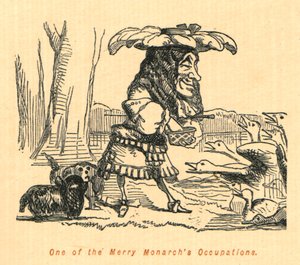 Una de las ocupaciones del Rey Alegre, 1897