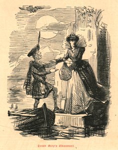 La fuga de la reina María, 1897 de John Leech