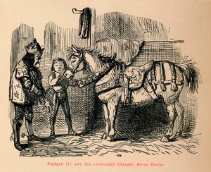 Ricardo III y su famoso Corcel, White Surrey de John Leech