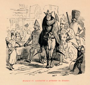 Ricardo II conducido prisionero a Chester, c. 1860 de John Leech