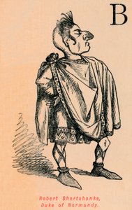 Robert Shortshanks, Duque de Normandía, c. 1860 de John Leech
