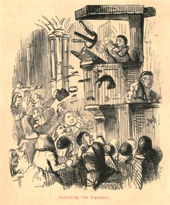 Algo parecido a una discusión, 1897 de John Leech