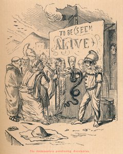 Los embajadores comprando a Esculapio, 1852