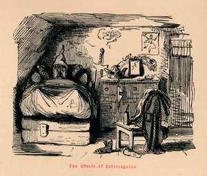 Los efectos de la extravagancia, c1860