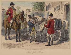 ¡El caballo de regalo! de John Leech