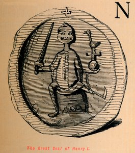 El Gran Sello de Enrique I, c1860 de John Leech