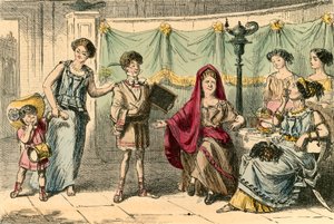 La madre de los Graco de John Leech