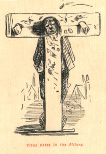 Titus Oates en la picota, 1897 de John Leech