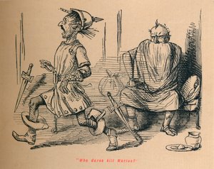 ¿Quién se atreve a matar a Marius?, 1852 de John Leech