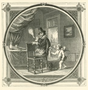 El humo es el alimento de los amantes (grabado) de John Leighton