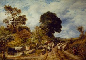 Un Camino Rural de John Linnell