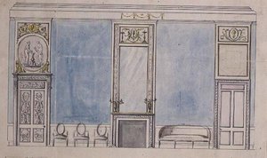 Diseño para una habitación (ii) de John Linnell