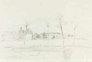 Paisaje en Hertfordshire de John Linnell